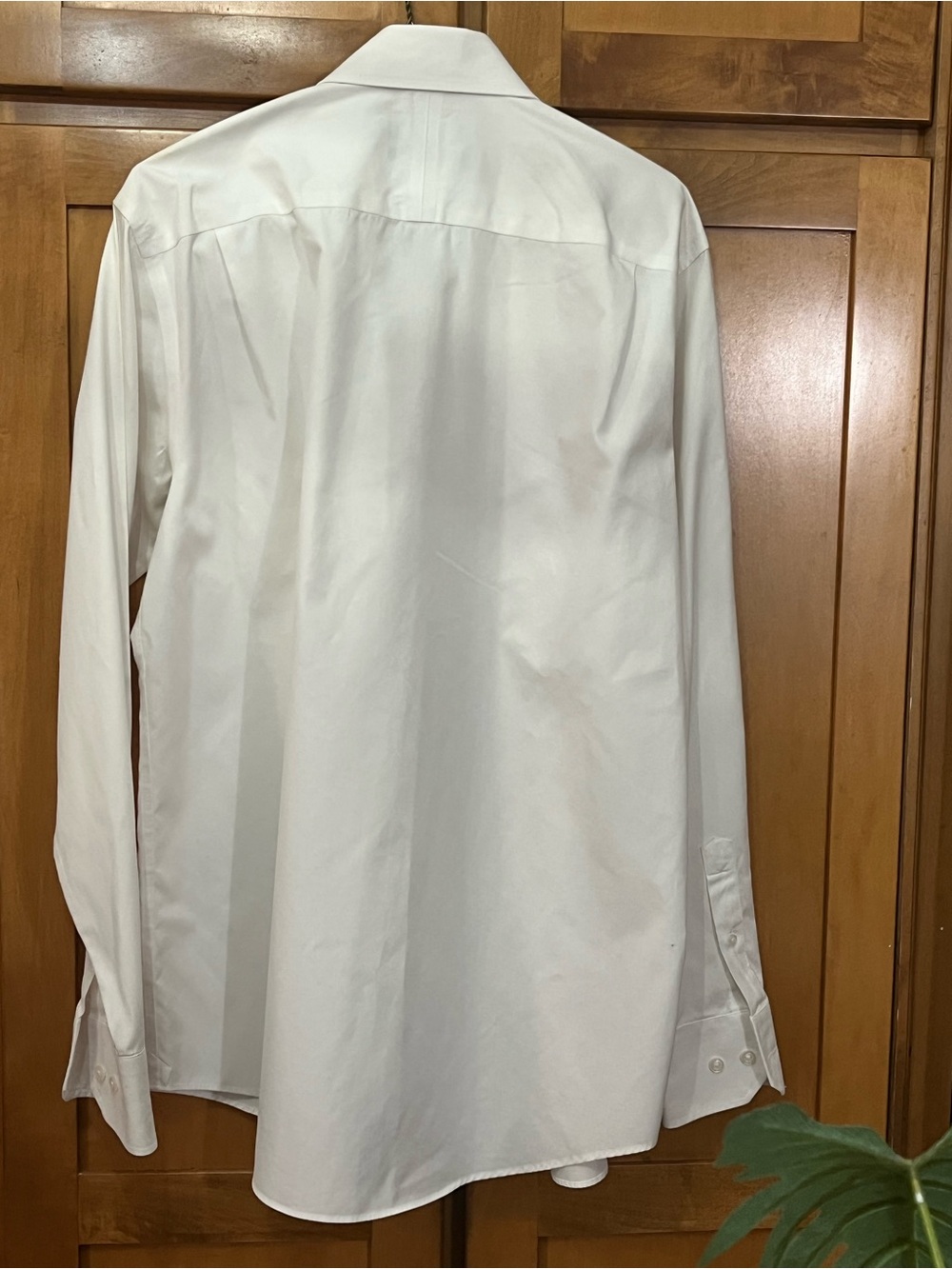 Leo Chevalier Design White No-Iron Dress Shirt | 15.5 34/35 | 100% Cotton - Picture 3 of 8